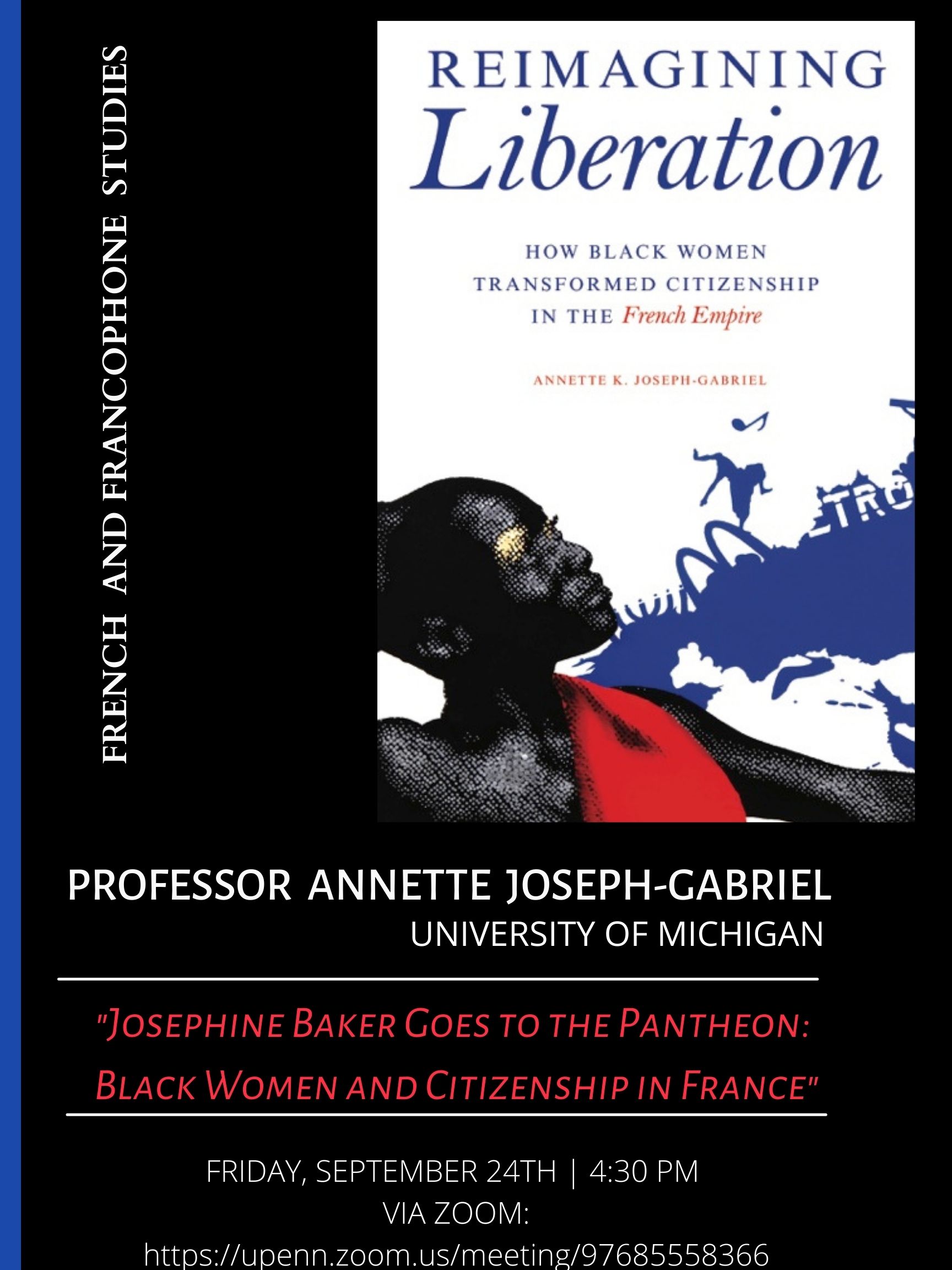 Annette Joseph Gabriel quot Josephine Baker Goes to the Pantheon: Black