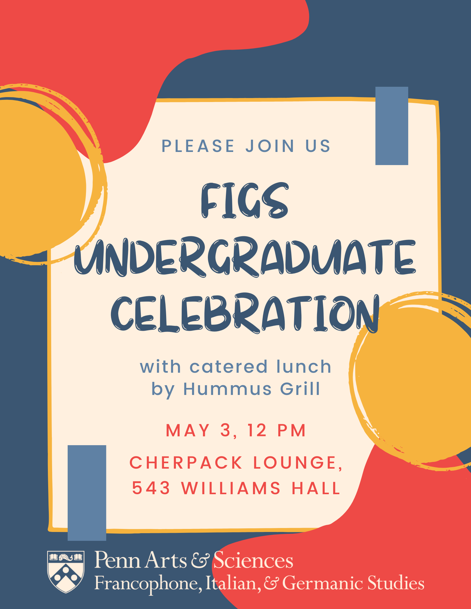 Undergrad celebration poster