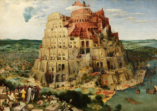 La Tour de Babel vue par Pieter Brueghel l'Ancien au XVIe siècle